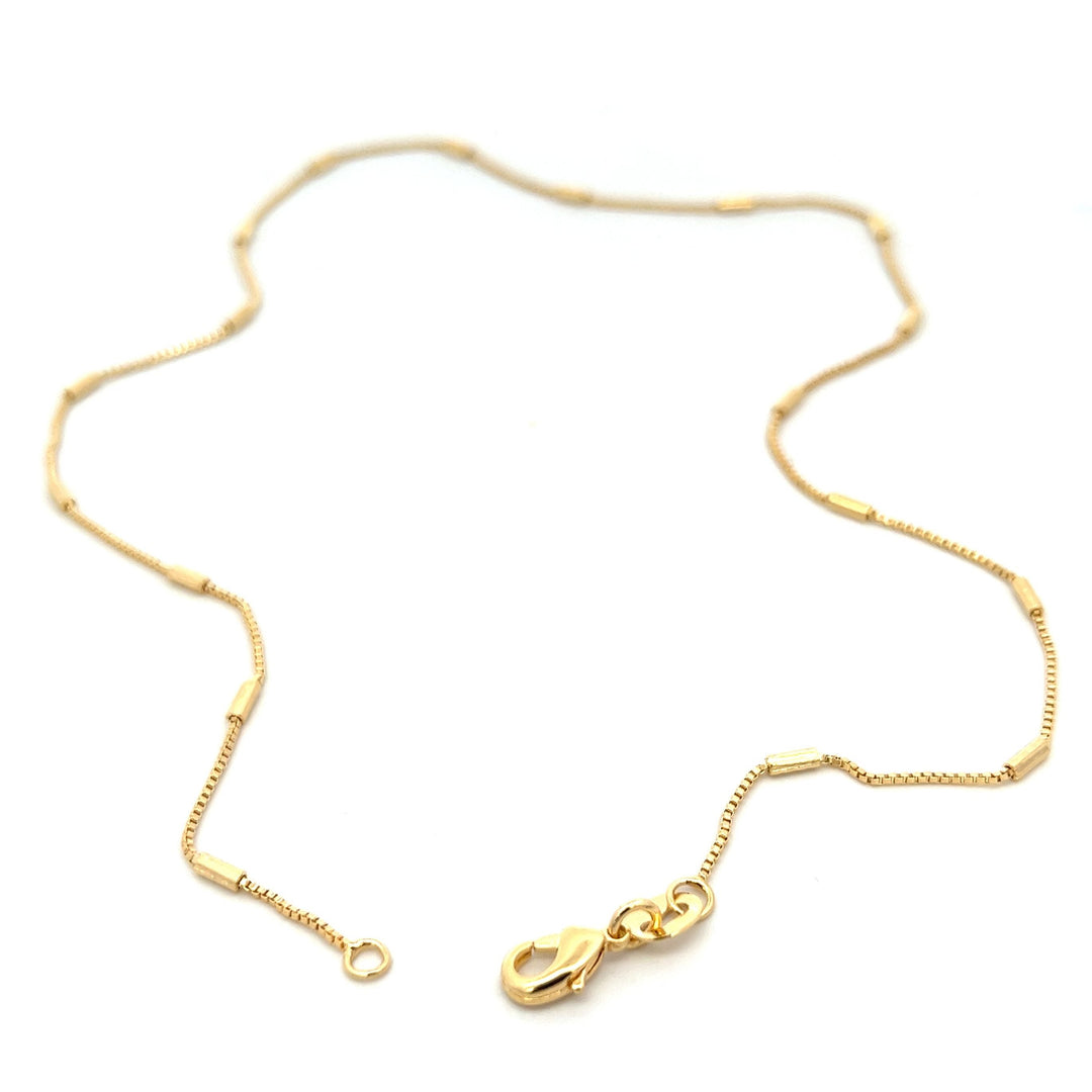 14K-gold-filled bar station necklace - 16" - valentshop.com