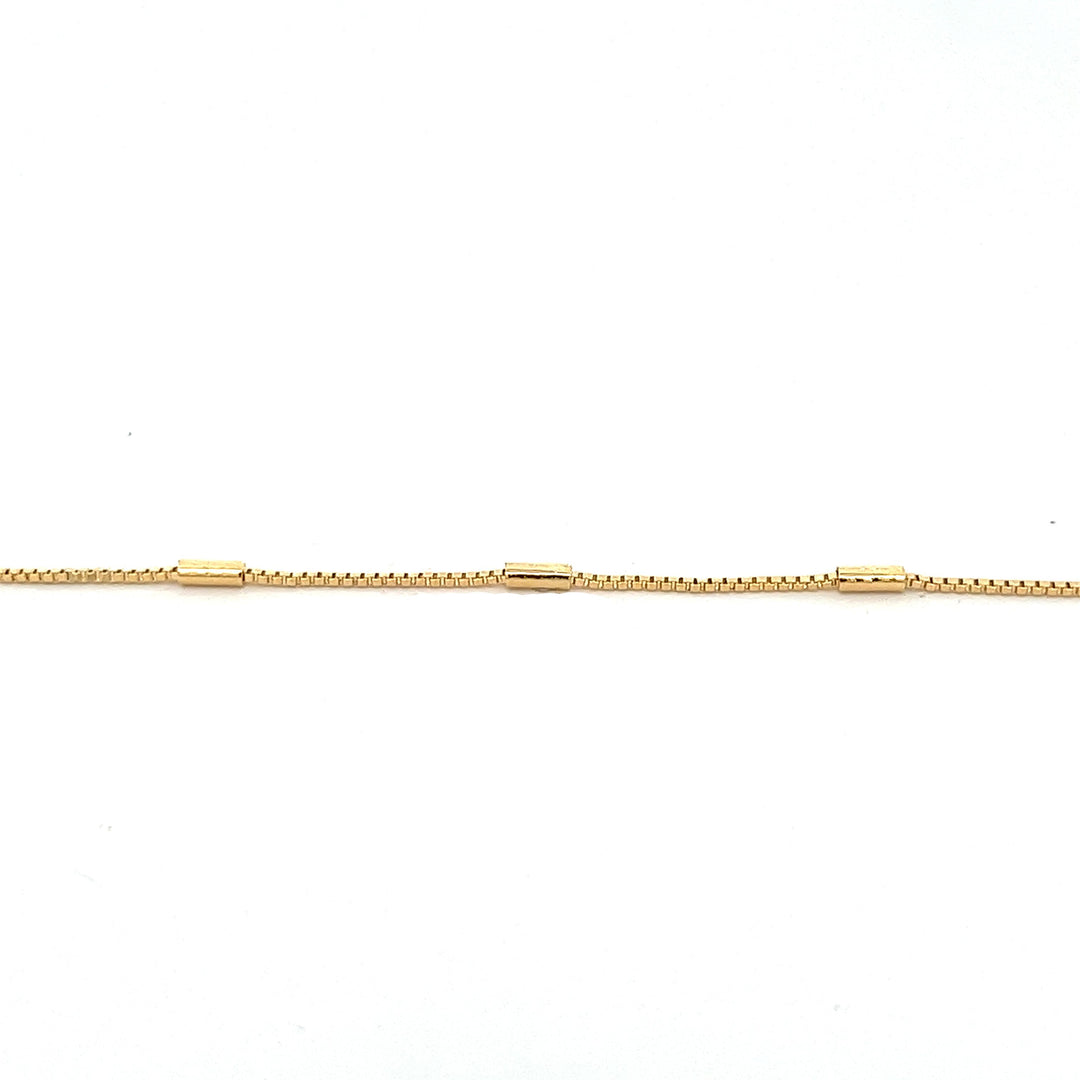 14K-gold-filled bar station necklace - 16" - valentshop.com
