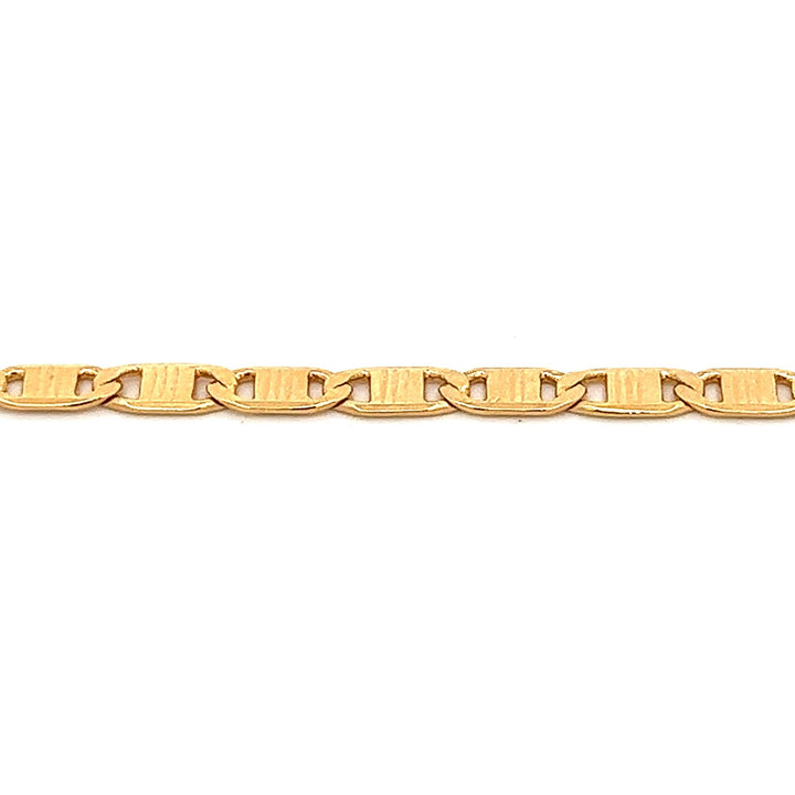 14K-gold-filled bold striped mariner necklace - 16" - valentshop.com