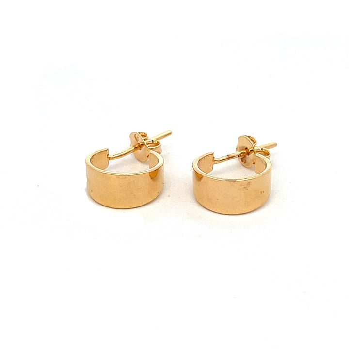 14K-gold-filled mini tapered hoops - valentshop.com