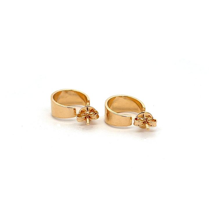 14K-gold-filled mini tapered hoops - valentshop.com
