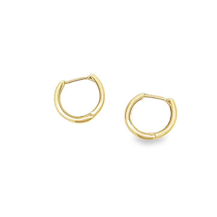 14K solid gold essentials - bold huggies - valentshop.com