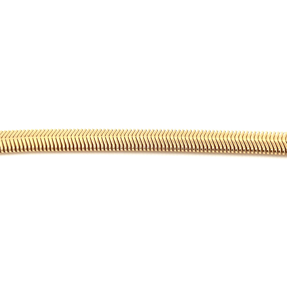 14K-gold-filled cobra chain bracelet - valentshop.com