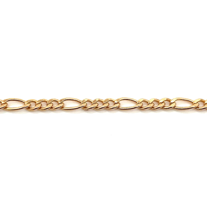 14K-gold-filled figaro chain bracelet - valentshop.com
