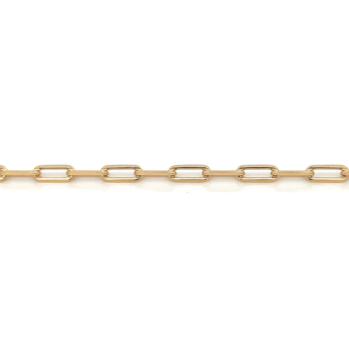 14K-gold-filled paperclip chain bracelet - valentshop.com