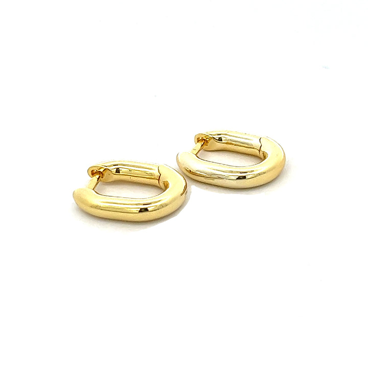 14K-gold-filled classic oval huggies - valentshop.com