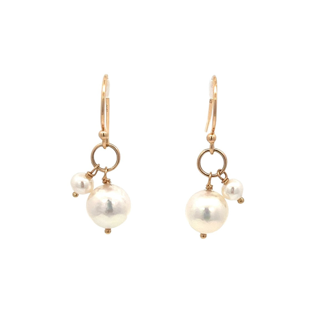 van luna - akoya pearl duet earrings - valentshop.com