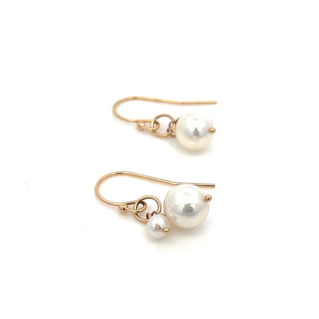 van luna - akoya pearl duet earrings - valentshop.com