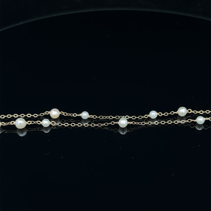 van luna - double-layered akoya pearl bracelet - valentshop.com
