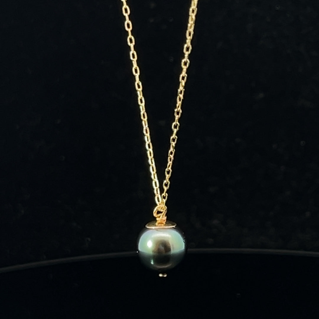 van luna - tahitian pearl pendant necklace - valentshop.com