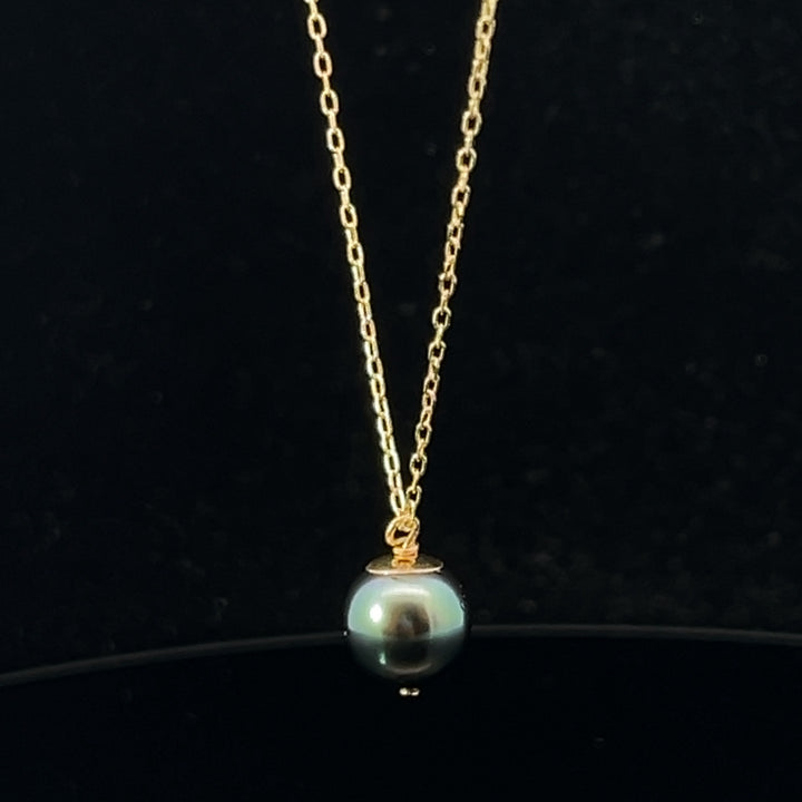 van luna - tahitian pearl pendant necklace - valentshop.com