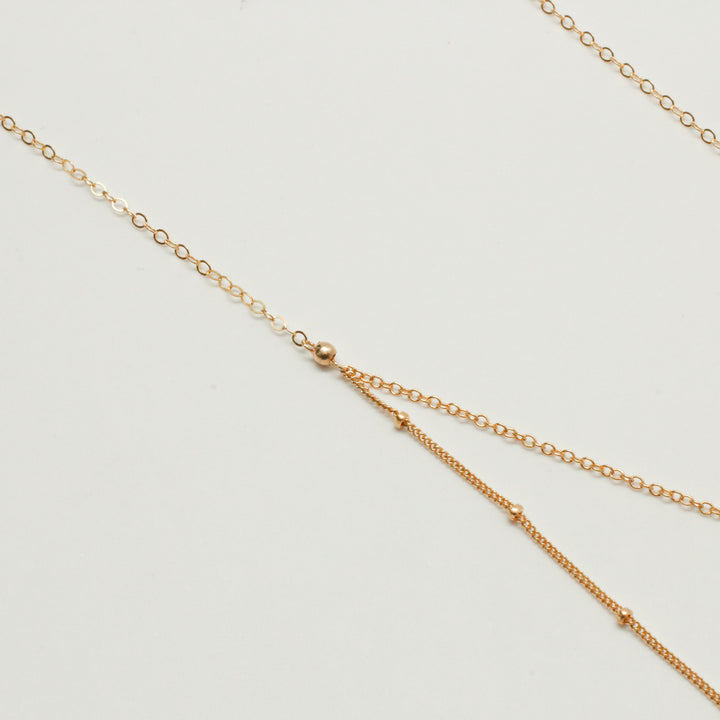 "double-layer" chain necklace - valentshop.com