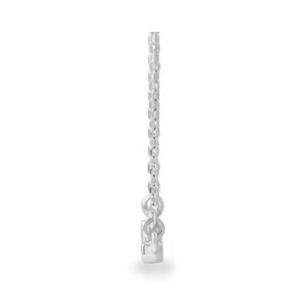 14K diamond classic bar necklace - 16" to 18" adjustable - valentshop.com