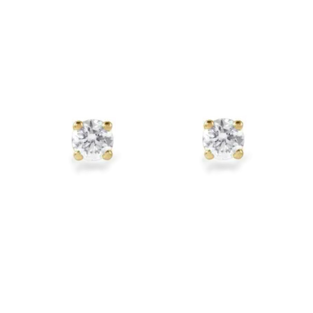 14K diamond stud earrings - 1/2 ctw to 2 ctw - valentshop.com