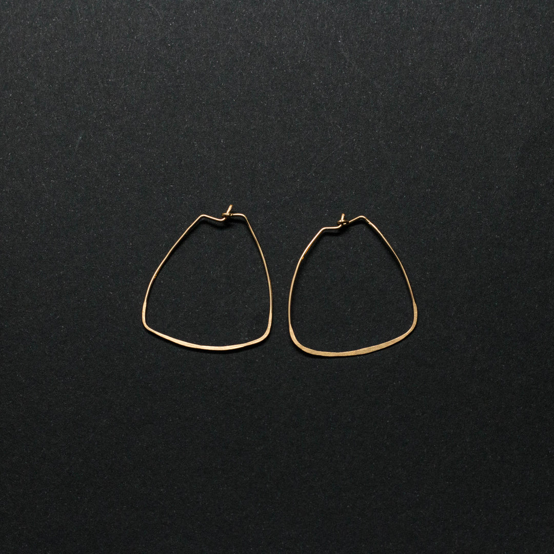 "bella" - artisanal hammered earrings - valentshop.com