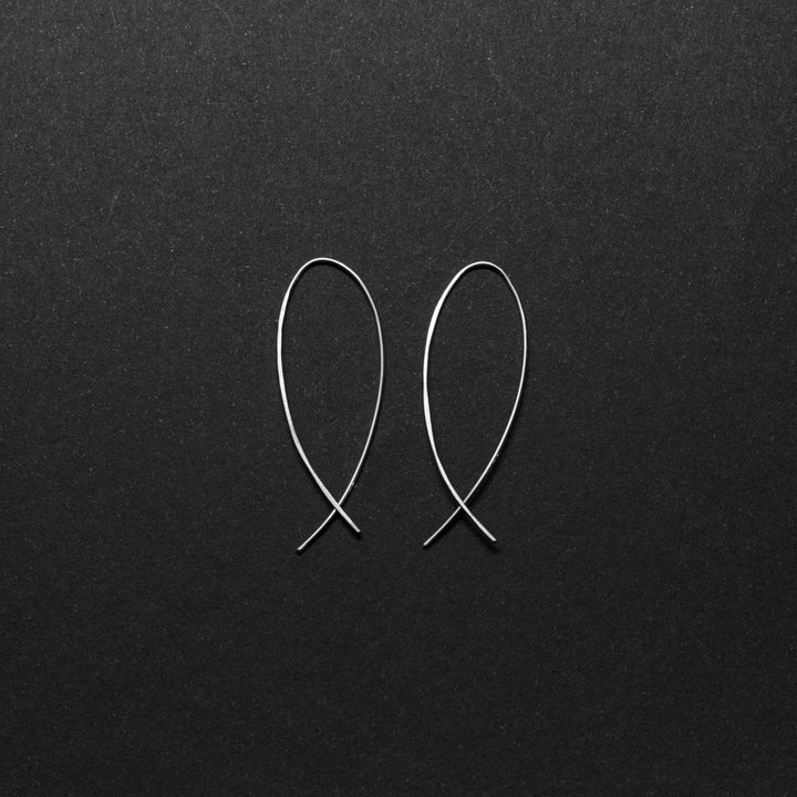 "lupa" - artisanal hammered hoops - valentshop.com