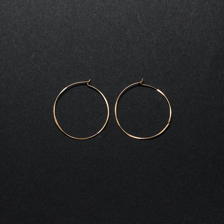 "classico" - artisanal hammered earrings - valentshop.com