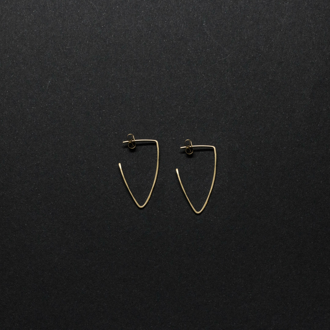 "violo" - artisanal hammered hoops - valentshop.com