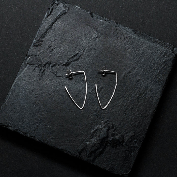 "violo" - artisanal hammered hoops - valentshop.com