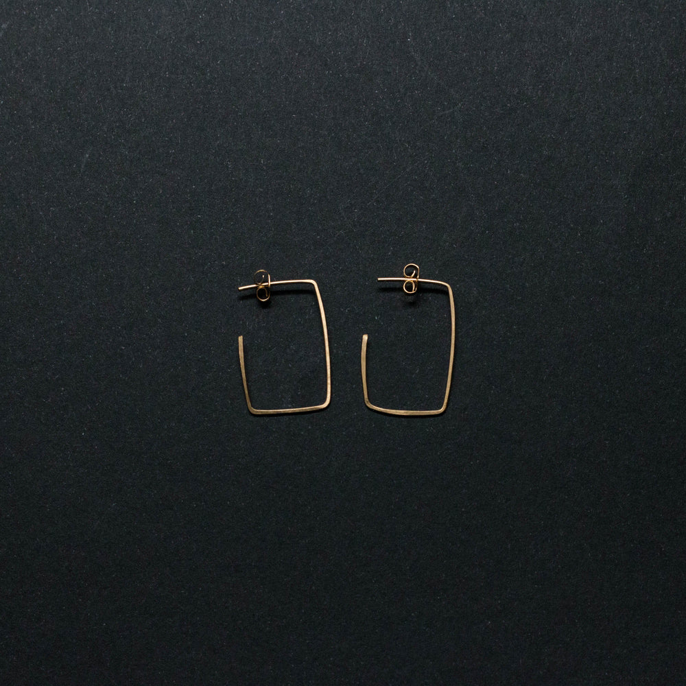 "greco" - artisanal hammered hoops - valentshop.com