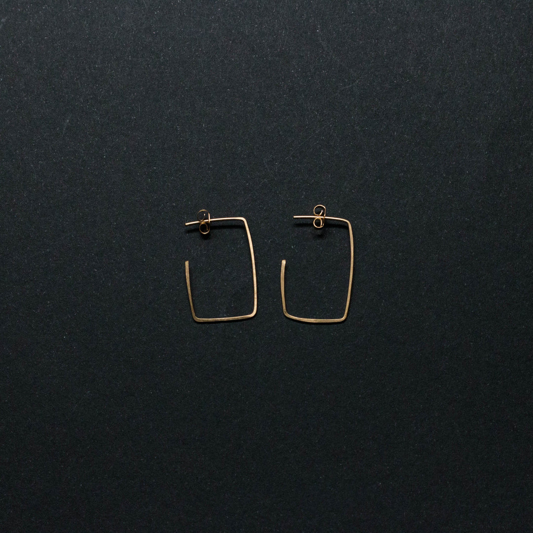 "greco" - artisanal hammered hoops - valentshop.com