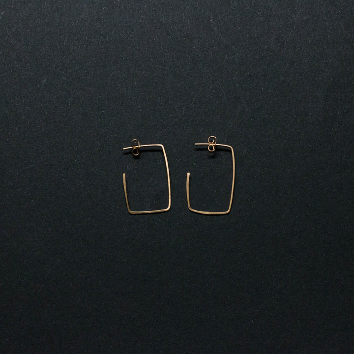 "greco" - artisanal hammered hoops - valentshop.com