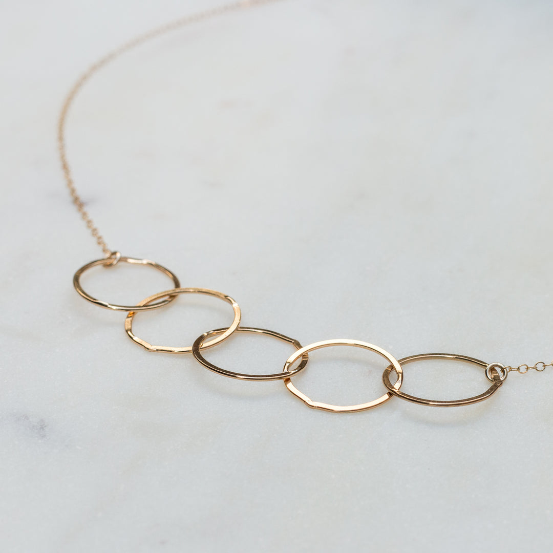 five-ring necklace - valentshop.com