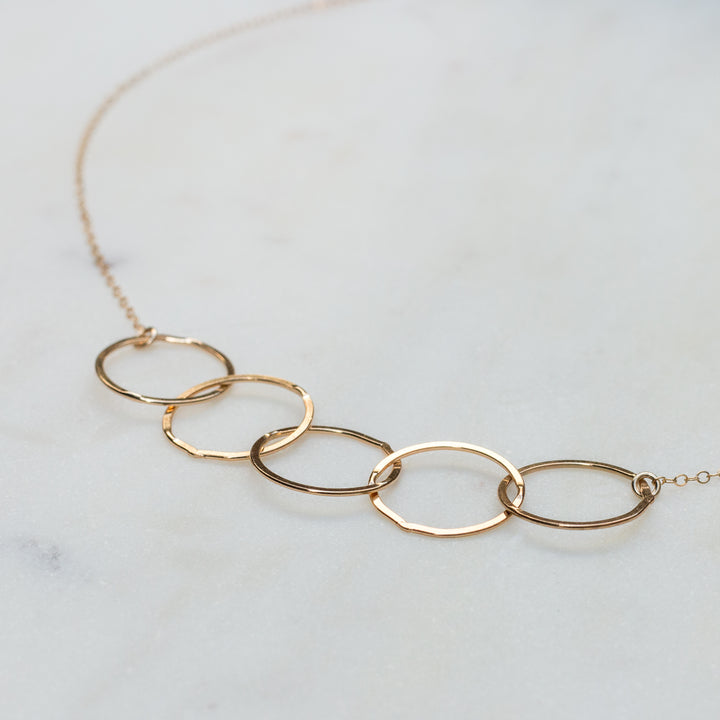 five-ring necklace - valentshop.com