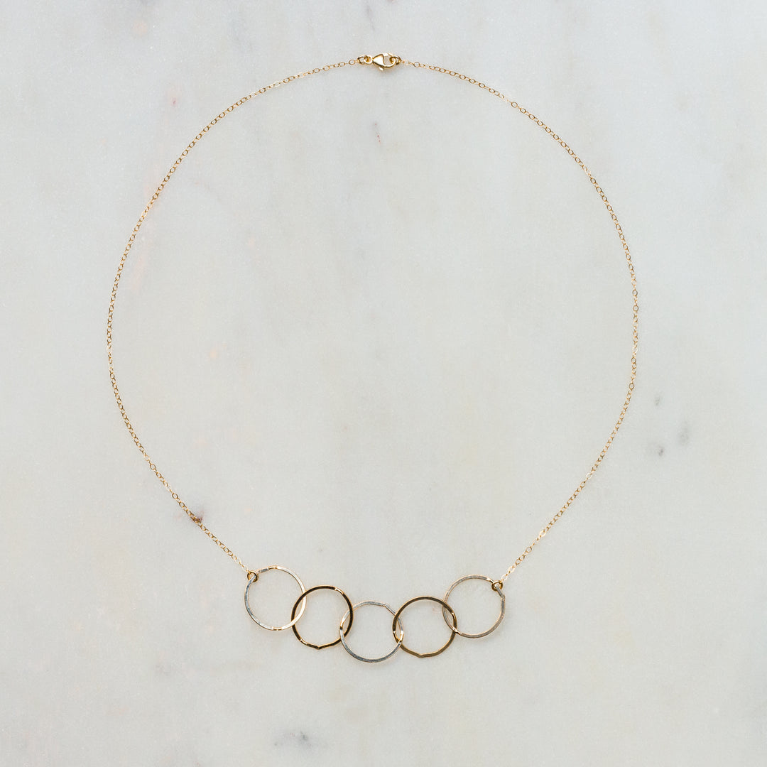 five-ring necklace - valentshop.com