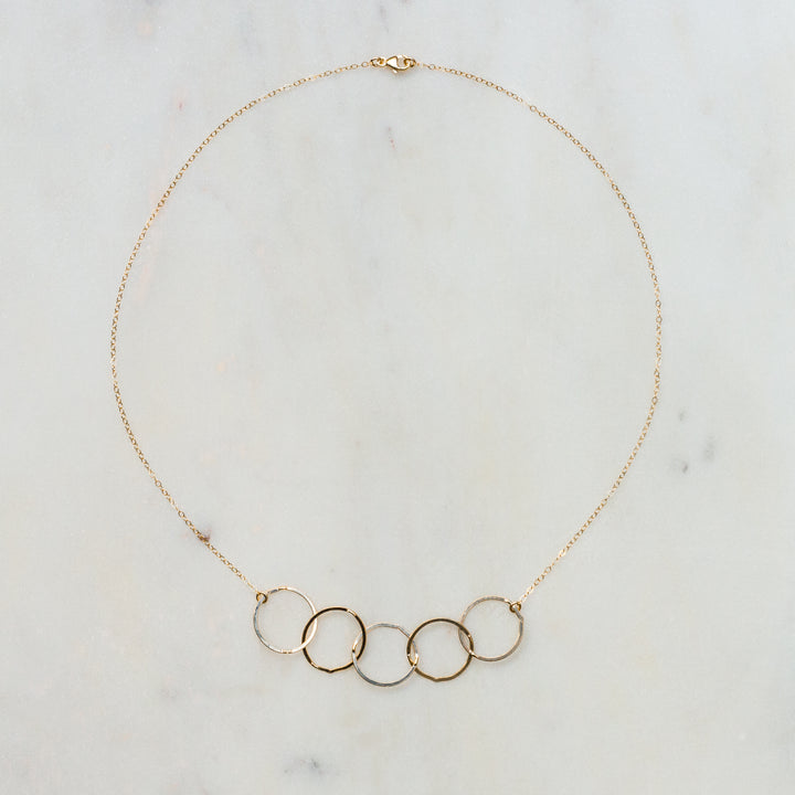 five-ring necklace - valentshop.com