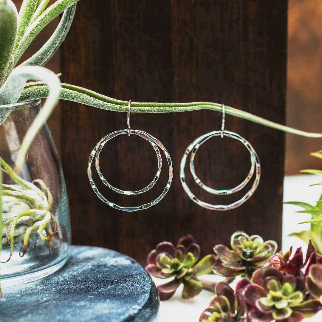 double eternity drop earrings - valentshop.com