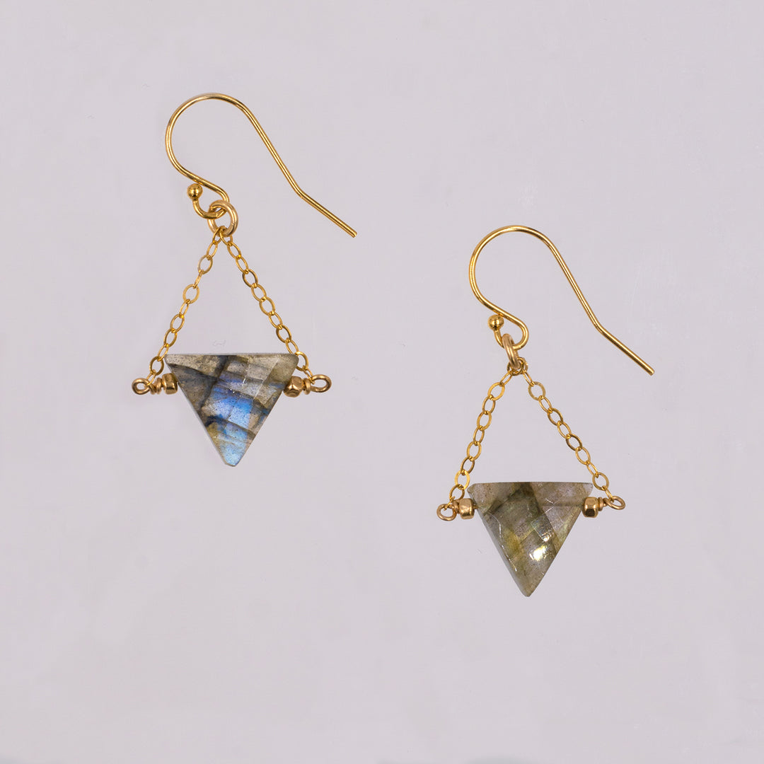 Northern Lights - Triangle Trapeze Earrings - valentshop.com