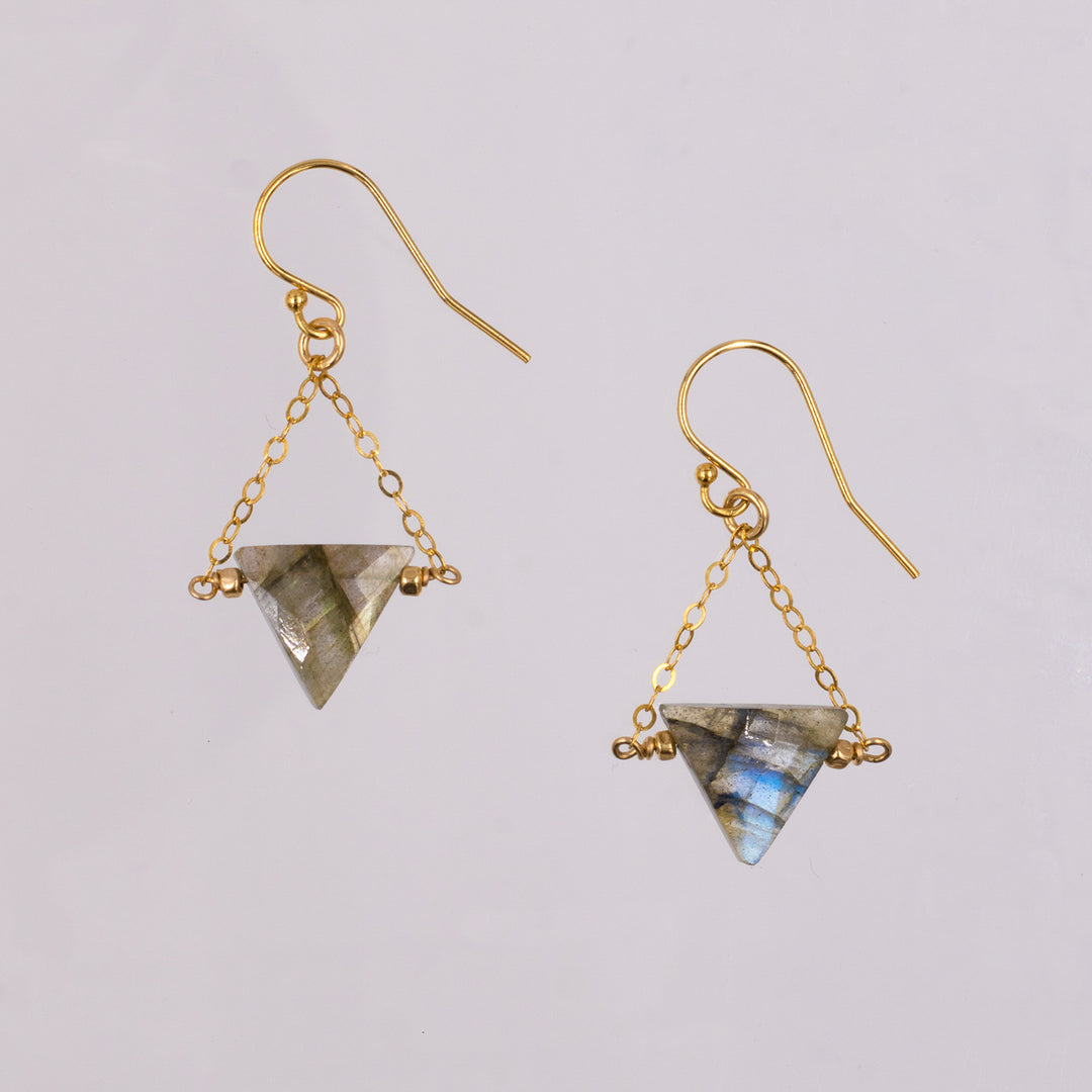 Northern Lights - Triangle Trapeze Earrings - valentshop.com