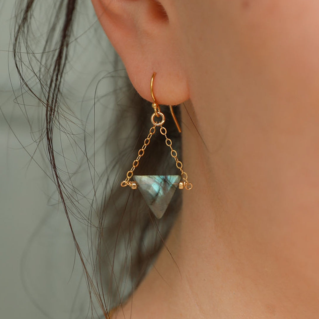 Northern Lights - Triangle Trapeze Earrings - valentshop.com