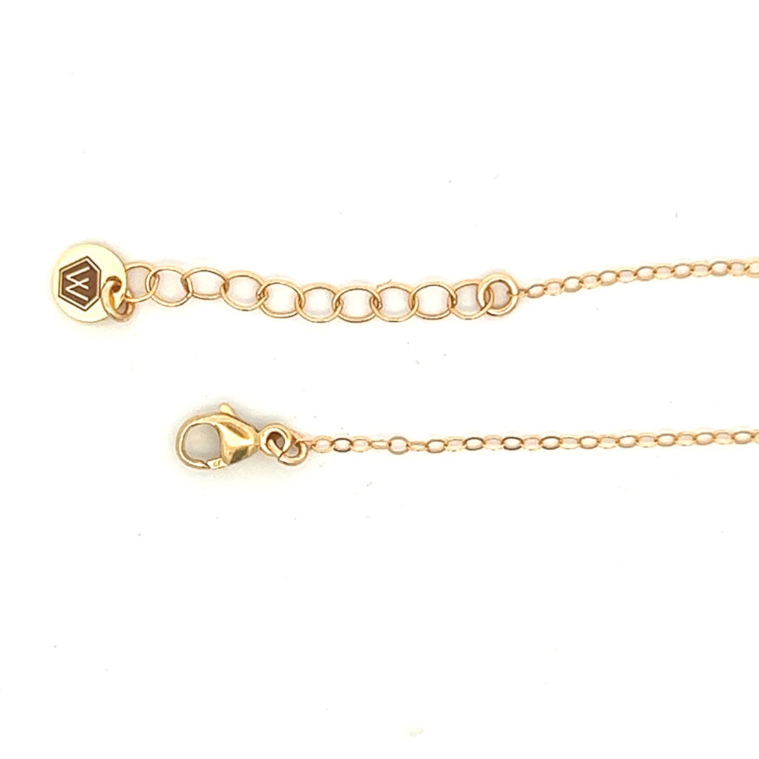 silk road - sapphire 5-charm necklace - valentshop.com