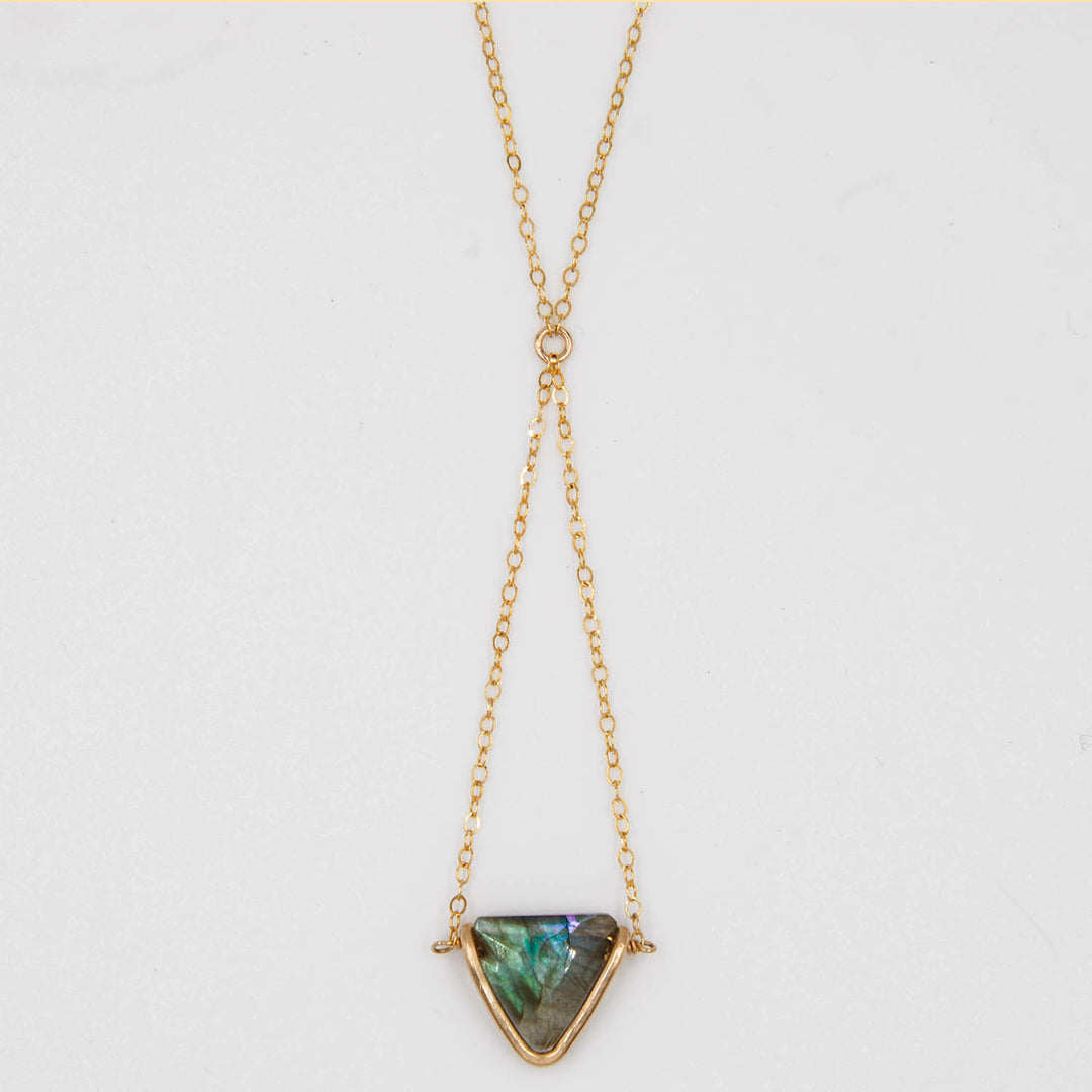 Northern Lights - Triangle Trapeze Necklace - valentshop.com