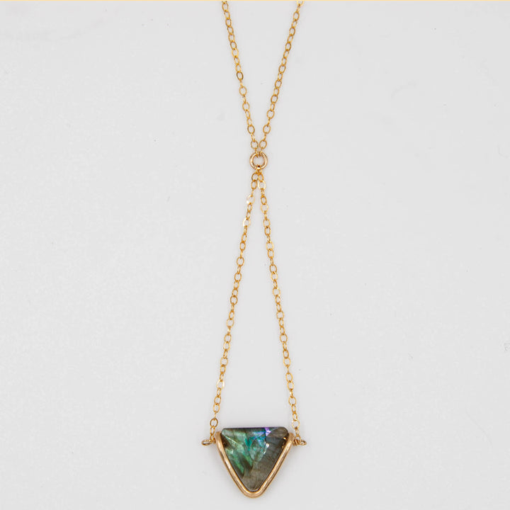 Northern Lights - Triangle Trapeze Necklace - valentshop.com