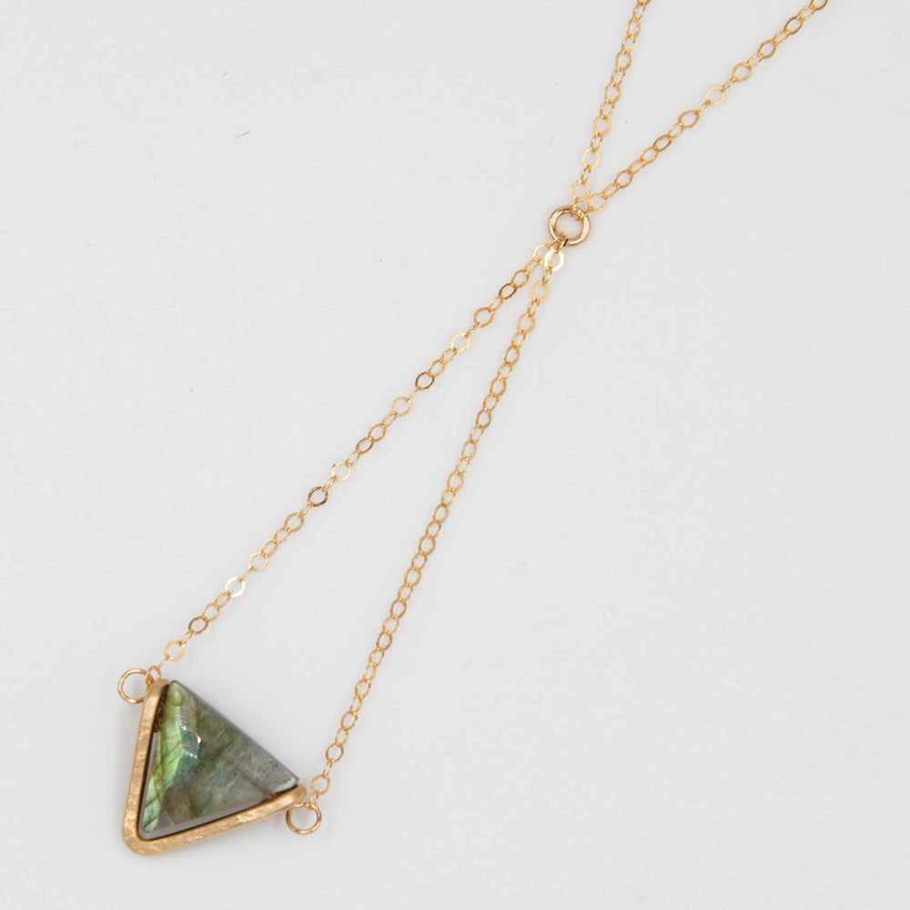 Northern Lights - Triangle Trapeze Necklace - valentshop.com