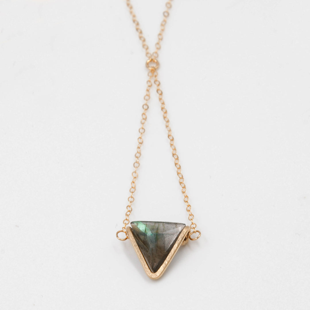 Northern Lights - Triangle Trapeze Necklace - valentshop.com