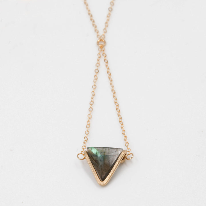 Northern Lights - Triangle Trapeze Necklace - valentshop.com