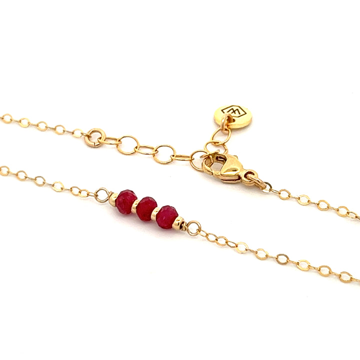 silk road - ruby triplet bracelet - valentshop.com