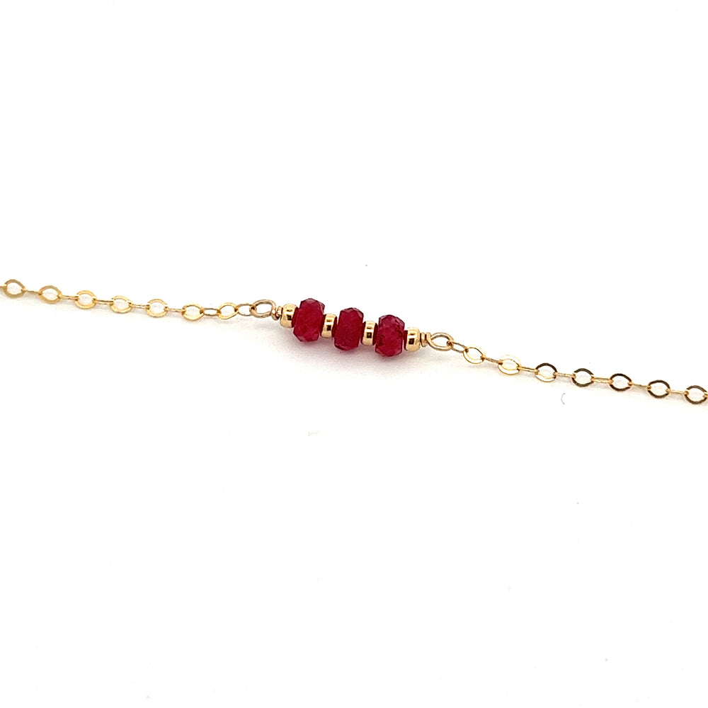 silk road - ruby triplet bracelet - valentshop.com