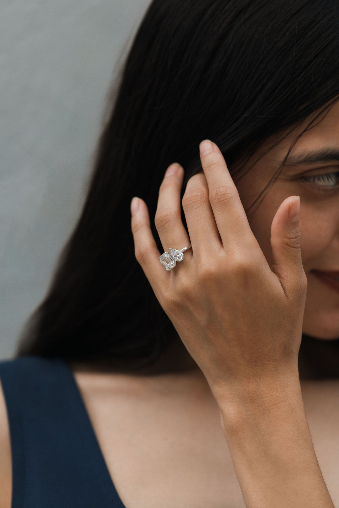 3.5 ctw moi et toi diamond engagement ring - Valentshop Jewelry