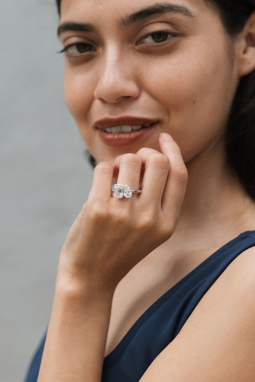 3.5 ctw moi et toi diamond engagement ring - Valentshop Jewelry