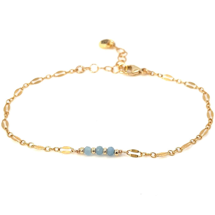 birthstone sequin chain bracelet - valentshop.com