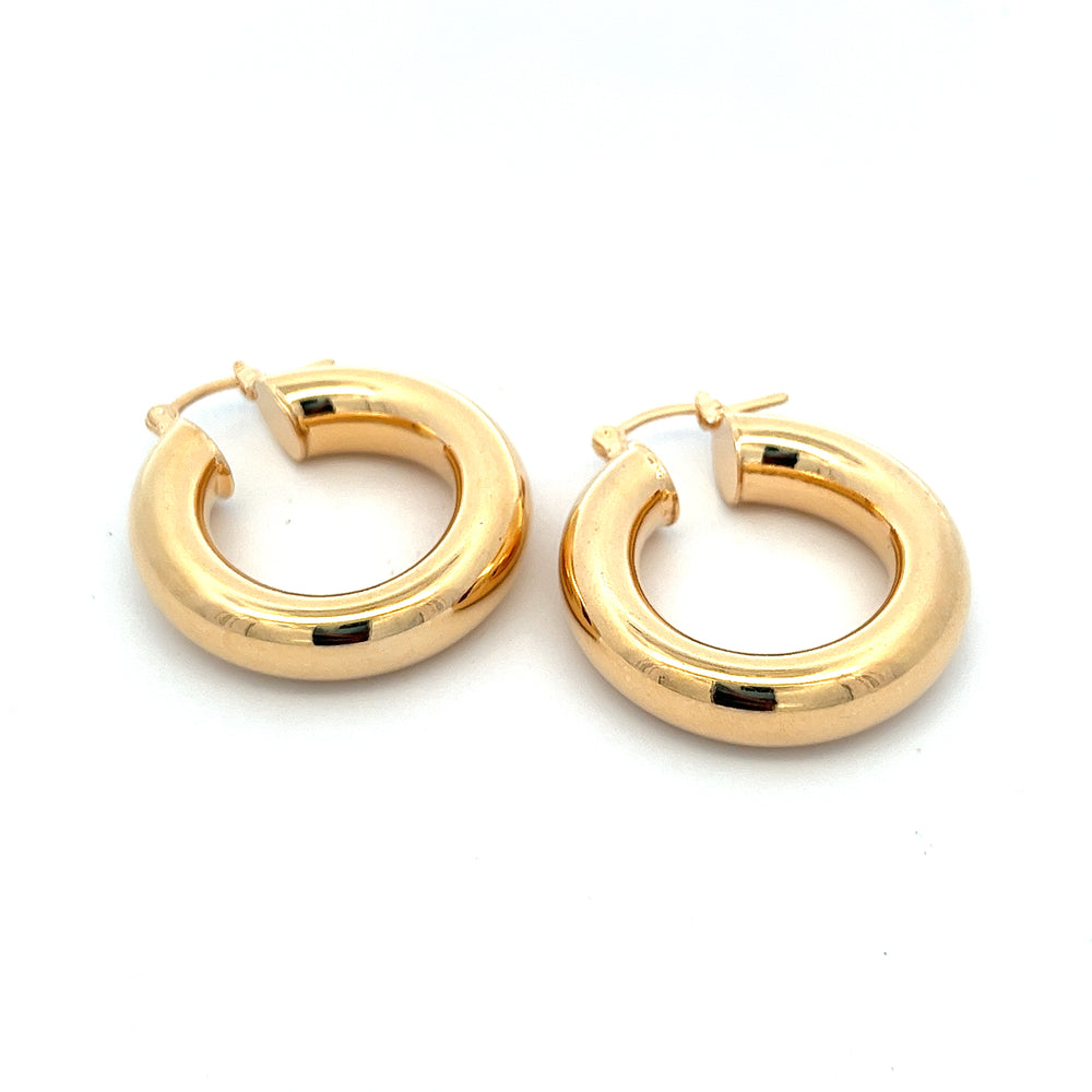 14K-gold-filled totally tubular big hoops - valentshop.com