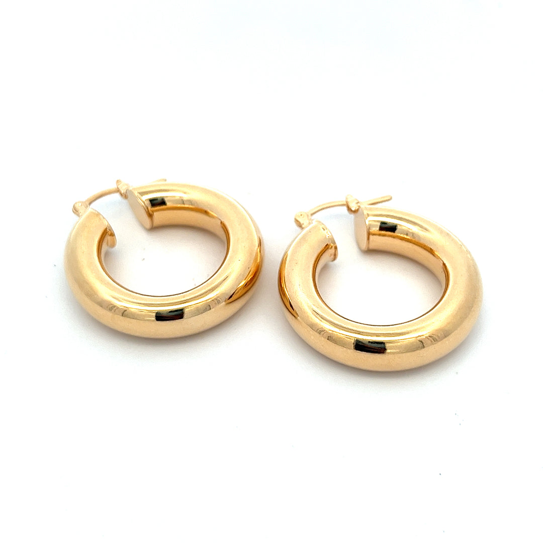 14K-gold-filled totally tubular big hoops - valentshop.com