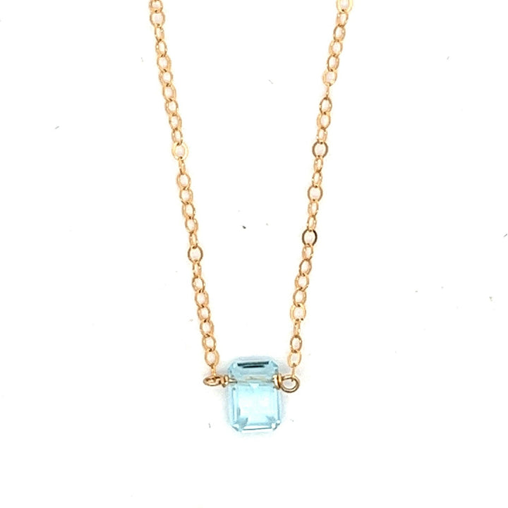 birthstone baguette necklace - valentshop.com