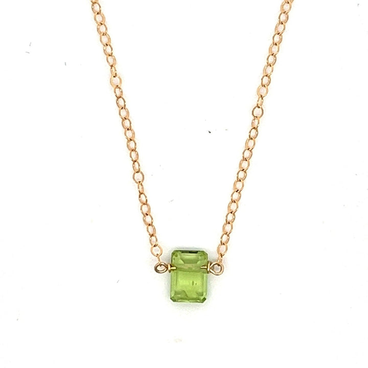 birthstone baguette necklace - valentshop.com