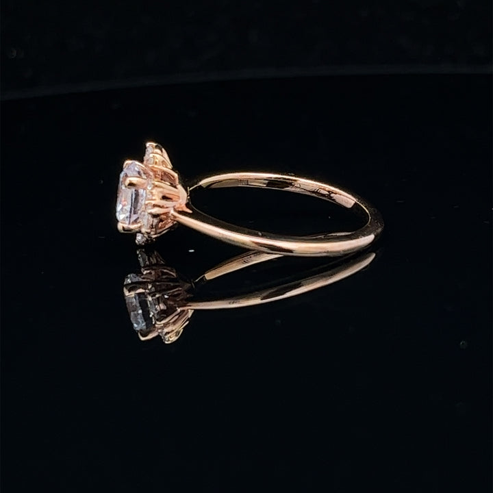 1 1/3 ctw celestial diamond halo engagement ring - valentshop.com